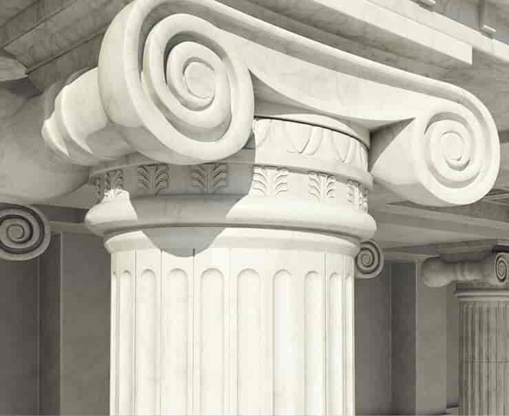 Court house columns
