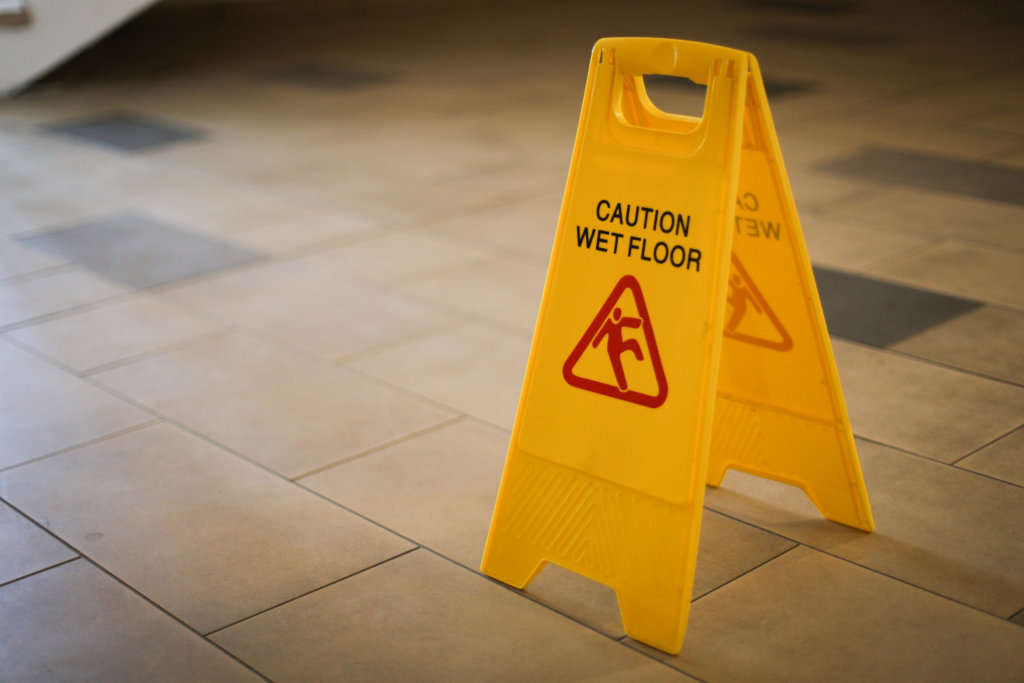 wet floor sign in Westchester New York 